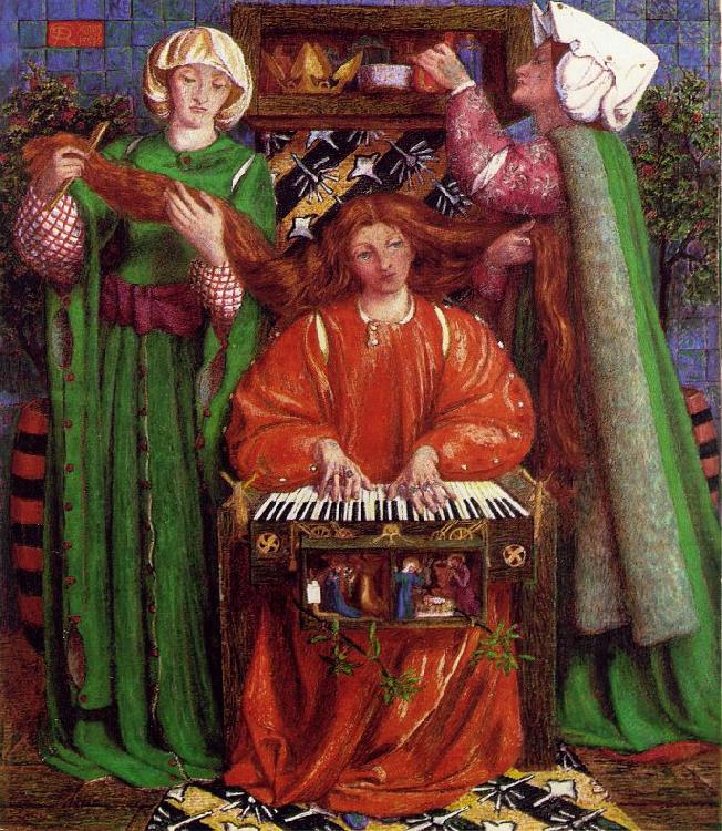 Dante Gabriel Rossetti A Christmas Carol china oil painting image